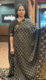 SEMI GEORGGETTE SAREE 08062611