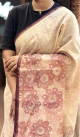 MUL CHANDERI SAREE 18022657