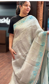 TISSUE ORGANZA SAREE 25062618