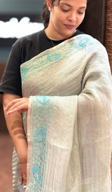 TISSUE ORGANZA SAREE 25062618