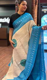 LINEN SAREE 04072615