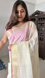 SEMI LINEN SAREE 1007261