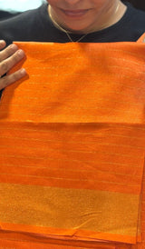 SEMI LINEN SAREE 06072624
