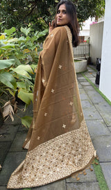 SEMI LINEN SAREE 1307263