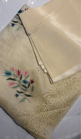 ORGANZA UNSTITCHED SALWAR 22062610
