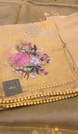 ORGANZA UNSTITCHED SALWAR 23062648