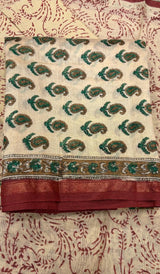 CHANDERI UNSTITCHED SALWAR 10062621