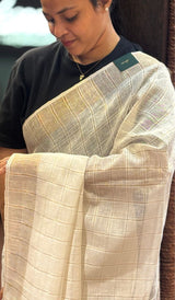SEMI LINEN SAREE 06072628