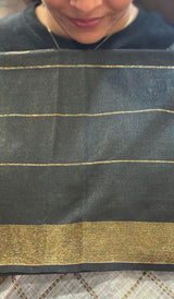 SEMI LINEN SAREE 06072632