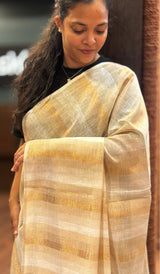 SEMI LINEN SAREE 1507261