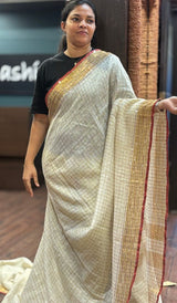 SEMI LINEN SAREE 2007261