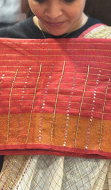SEMI LINEN SAREE 2007261
