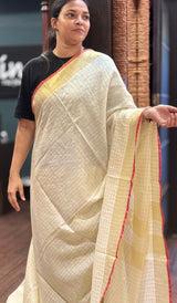 SEMI LINEN SAREE 2107264