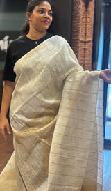 SEMI LINEN SAREE 21072616