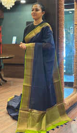 SEMI LINEN SAREE 12082643
