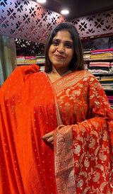 SEMI GEORGETTE SAREE 09082645
