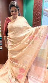 TISSUE ORGANZA SAREE 30042630
