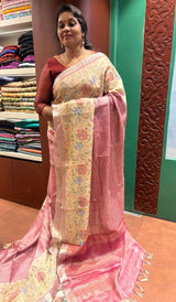 TISSUE ORGANZA SAREE 01052620