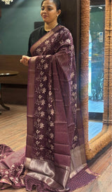 KORA CHANDERI SAREE 14082655