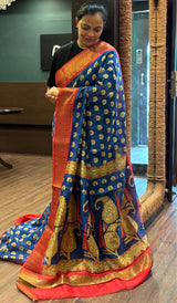 CHANDERI SILK SAREE 1405244