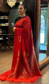 ORGANZA SAREE 30062620