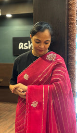 ORGANZA SAREE 22062625