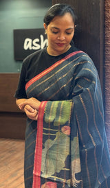 PURE TUSSAR SAREE 09052636