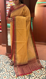 SEMI LINEN SAREE 20092619