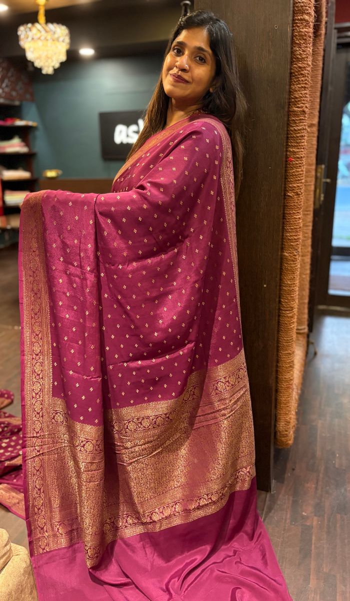 CREPE SILK SAREE 03022512 – Ashima Fashion Store