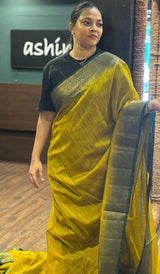 SEMI LINEN SAREE 12082642