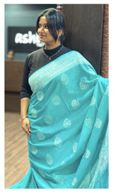 VISCOSE GEORGETTE SAREE 01052651