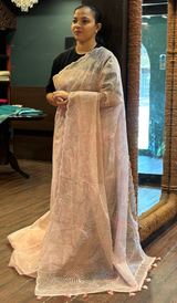SEMI ORGANZA SAREE 10072613