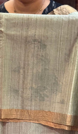 PURE TUSSAR SAREE 09052633