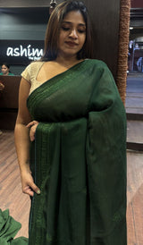 SEMI ORGANZA SAREE 1001269