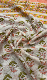 CHANDERI UNSTICTHED SALWAR 28072662
