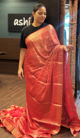 SATIN CREPE SILK SAREE 0709262