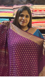 SEMI GEORGETTE SAREE 090425113