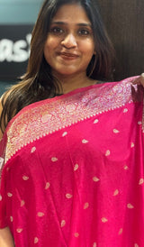 VISCOSE GEORGETTE SAREE 09082619