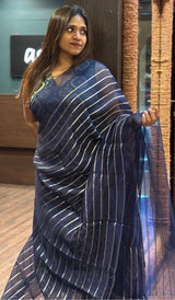 ORGANZA SAREE 19012613