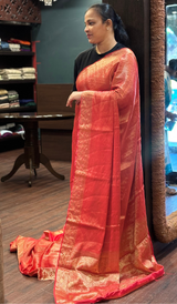 SATIN CREPE SILK SAREE 0709262