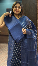 ORGANZA SAREE 19012613