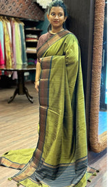 SEMI LINEN SAREE 20022644