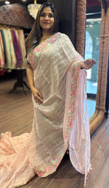 ORGANZA SAREE 23022621