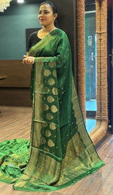 SATIN VISCOSE SAREE 14082614