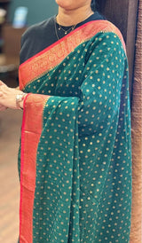 SEMI GEORGETTE SAREE 300126117
