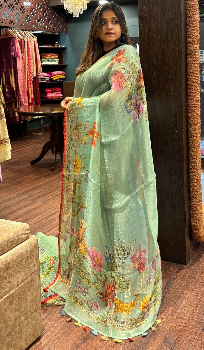 ORGANZA SAREE 10072512 – Ashima Fashion Store