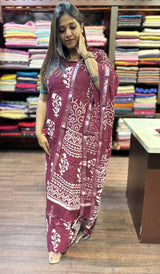 LINEN UNSTITCHED SALWAR 09022641