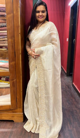 ORGANZA SAREE 21112315