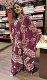 LINEN UNSTITCHED SALWAR 09022641