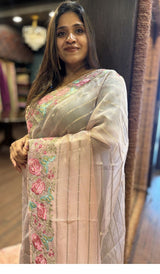 ORGANZA SAREE 23022621